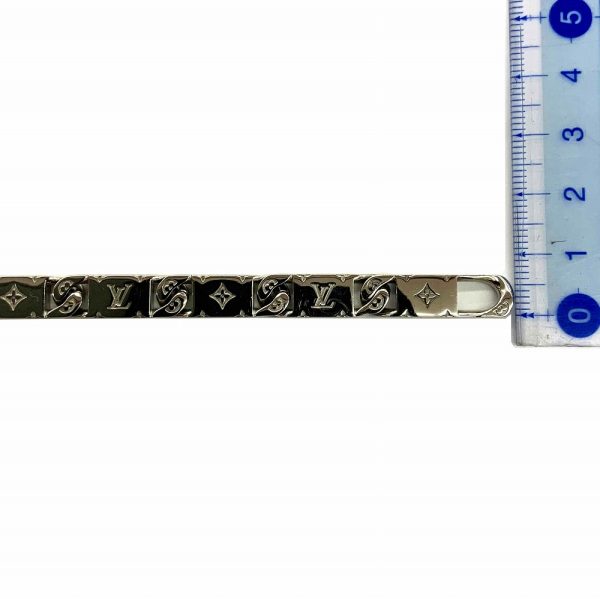 imgrc0086557862 Louis Vuitton Signet Monogram Metal Bracelet Silver