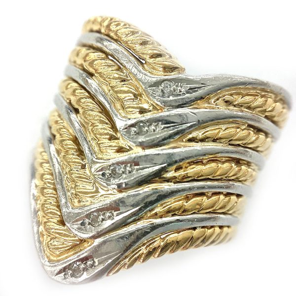 imgrc0086616744 Kantai Platinum Combination Ring Gold