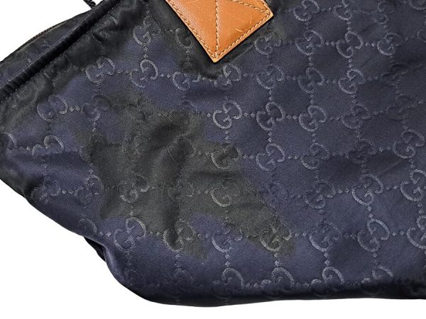 imgrc0086635341 Gucci Tote Bag Nylon Navy