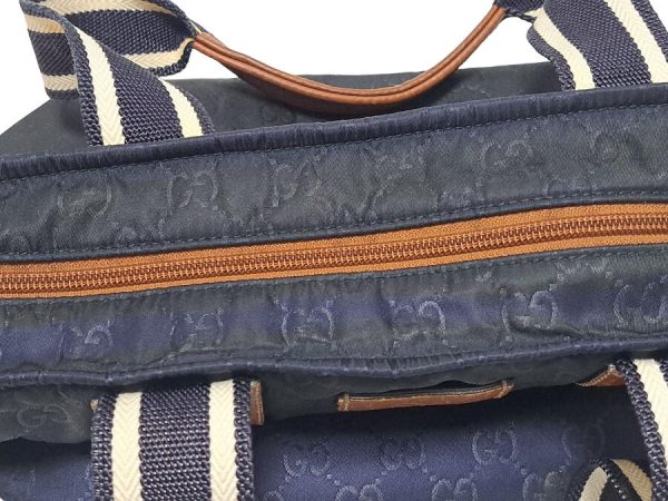 imgrc0086635344 Gucci Tote Bag Nylon Navy