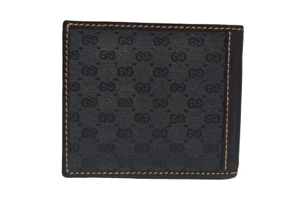 imgrc0086635670 Gucci Bifold Wallet Gg Canvas Black