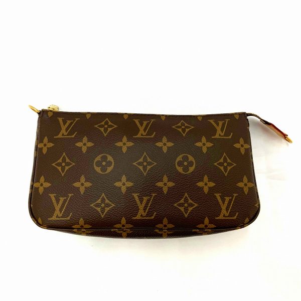 imgrc0086741882 Louis Vuitton Monogram Pochette One Shoulder Hand Bag Brown