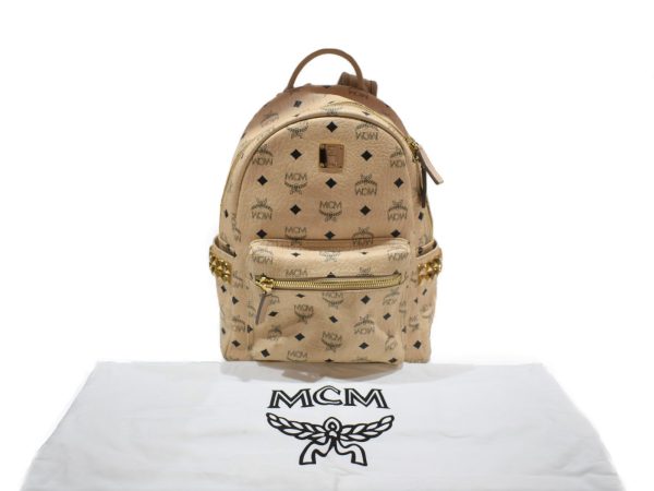 imgrc0086859296 Mcm Backpack Rucksack Beige Stylish