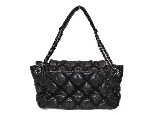 imgrc0086964158 Chanel Chain Shoulder Bag Leather Black