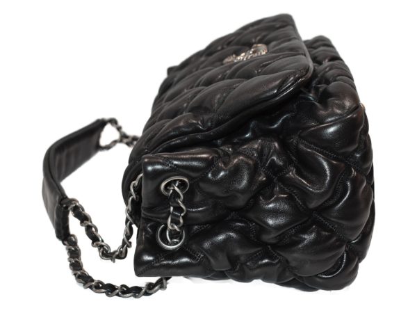 imgrc0086964159 Chanel Chain Shoulder Bag Leather Black