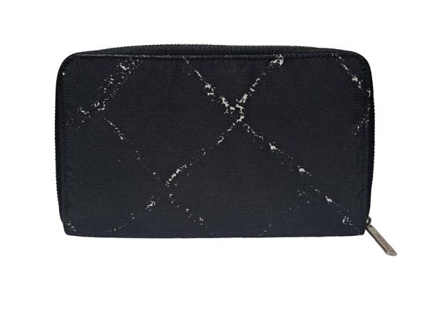 imgrc0087127698 Chanel Old Travel Line Long Wallet Nylon Black