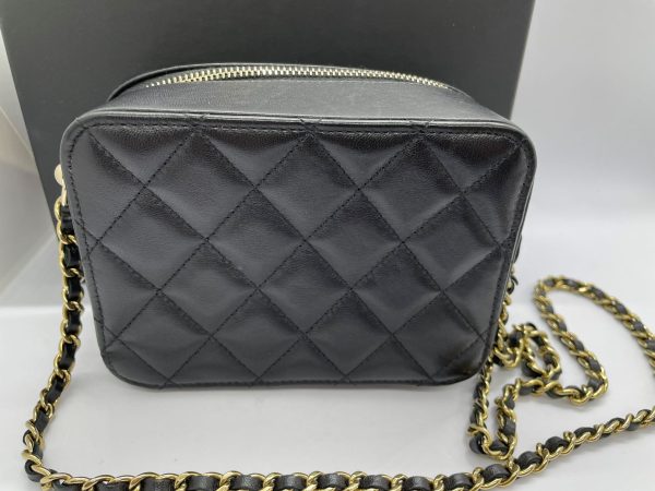 imgrc0087189856 Chanel Domestic Lambskin Shoulder Bag Black