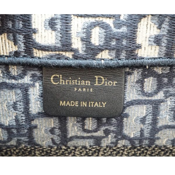 imgrc0087425439 Christian Dior Book Tote Handbag Navy