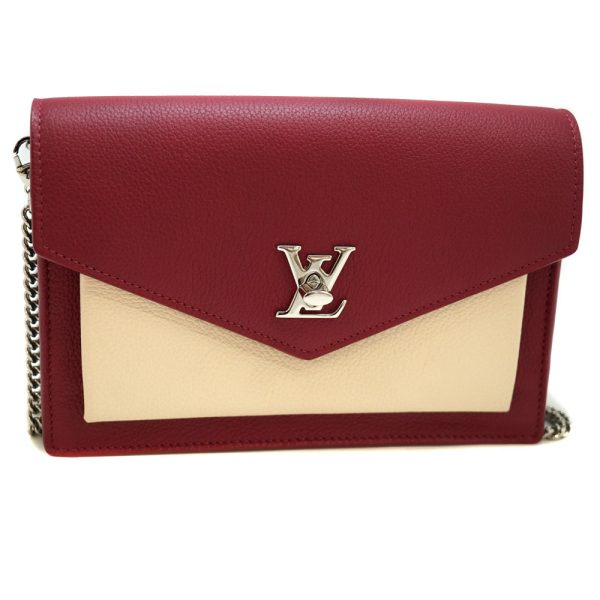 imgrc0087831610 Louis Vuitton Lock Me Shoulder Red Purple Beige