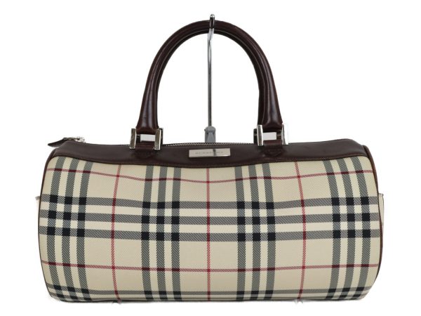 imgrc0088320707 Burberry Boston Handbag Nova Check Beige Brown