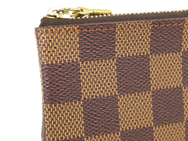 imgrc0088391851 Louis Vuitton Pochette Damier Key Case Purse Brown