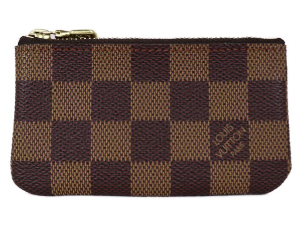 imgrc0088391856 Louis Vuitton Pochette Damier Key Case Purse Brown