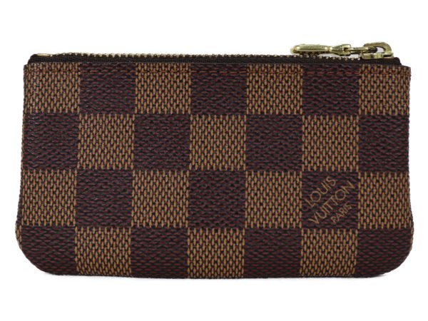 imgrc0088391857 Louis Vuitton Pochette Damier Key Case Purse Brown