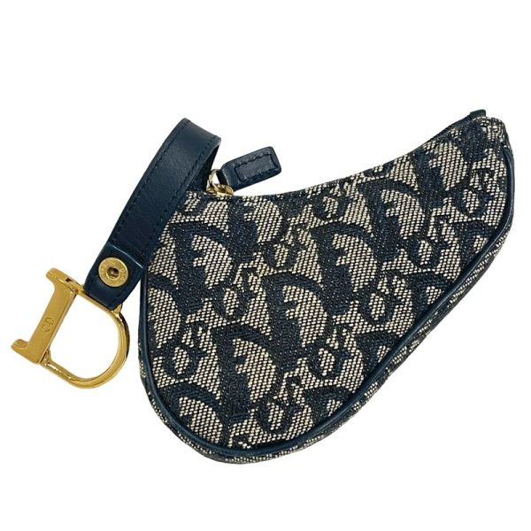 imgrc0088833646 Christian Dior Saddle Coin Case Navy