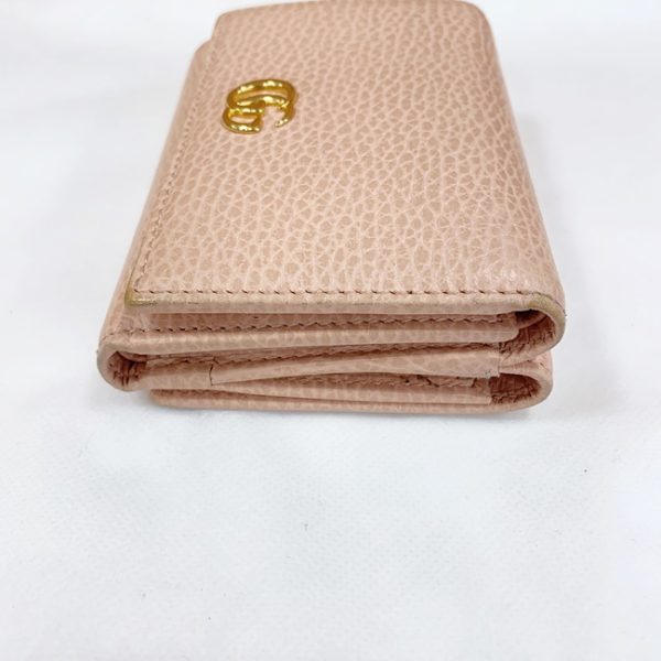 imgrc0090494624 GUCCI GG Marmont Tri fold Wallet Leather Pink