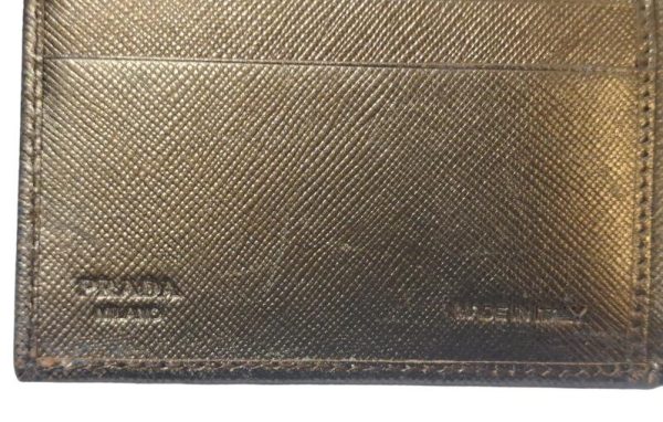 imgrc0090516071 Prada Bi Fold Wallet Saffiano Leather Gold