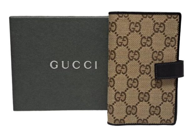 imgrc0090547767 Gucci Gg Notebook Mini 6 System Notebook Canvas Beige