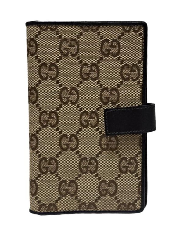 imgrc0090547768 Gucci Gg Notebook Mini 6 System Notebook Canvas Beige