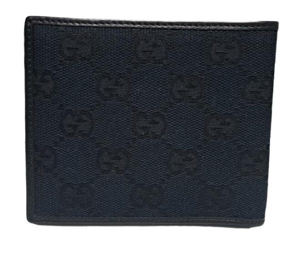 imgrc0090713040 Gucci Bifold Wallet Gg Canvas Black