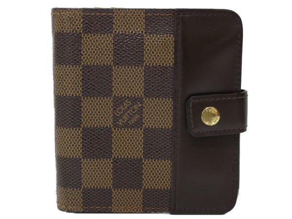 imgrc0091188965 Louis Vuitton Compact Zip Folding Wallet Brown