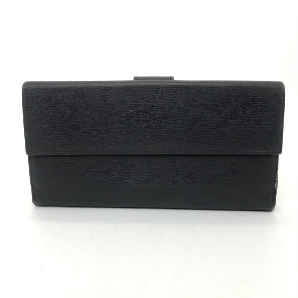 imgrc0091313099 Gucci W Hook Bi Fold Long Wallet Black