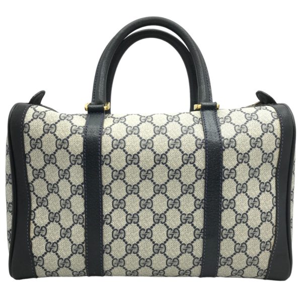 imgrc0091526120 Gucci Mini Boston Handbag GG Plus Pattern Navy