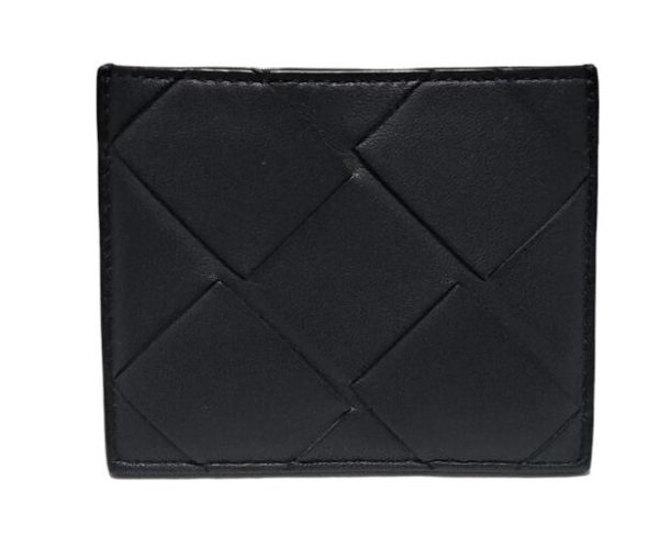 imgrc0091636832 Bottega Veneta Maxi Intrecciato Card Case Leather Black