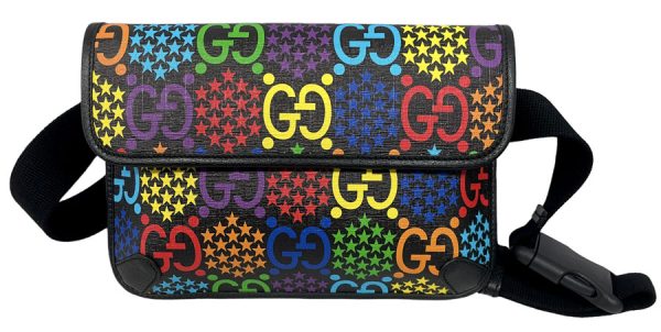 imgrc0091780837 Gucci Psychedelic Gg Body Belt Bag Canvas Black