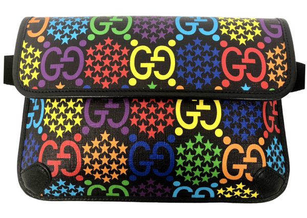 imgrc0091780839 Gucci Psychedelic Gg Body Belt Bag Canvas Black