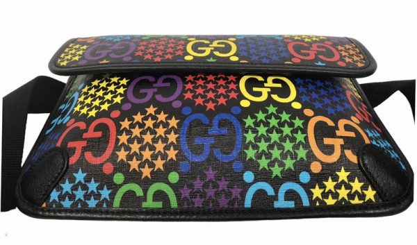 imgrc0091780841 Gucci Psychedelic Gg Body Belt Bag Canvas Black