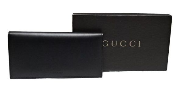 imgrc0092174532 Gucci Long Wallet Leather Black