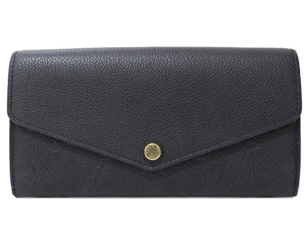 imgrc0092274827 Louis Vuitton Portefeuille Sara Long Wallet Black