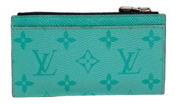 imgrc0092507534 Louis Vuitton Coin Card Holder Taigarama Canvas Green