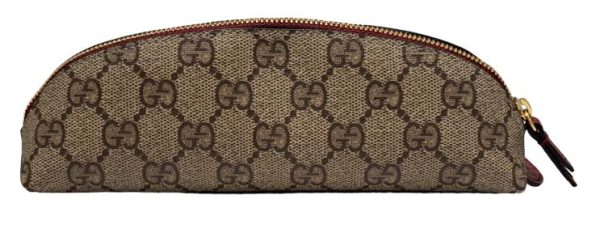 imgrc0092575933 Gucci Gg Supreme Pencil Case Leather Red