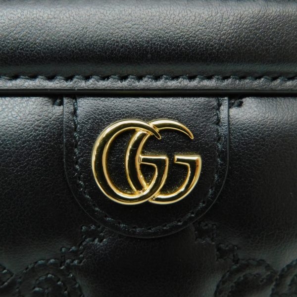 imgrc0092867292 Gucci Mini Top Handle Bag GG Matelasse Black