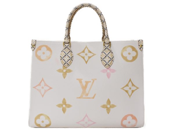 imgrc0092944439 Louis Vuitton On the Go MM Tote Bag White