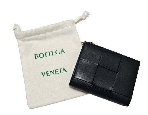 imgrc0093401402 Bottega Veneta Small Cassette Wallet Leather Black