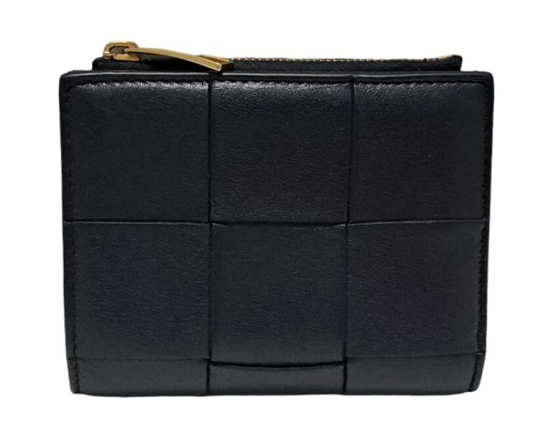 imgrc0093401403 Bottega Veneta Small Cassette Wallet Leather Black