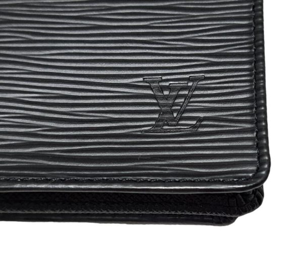 imgrc0093506855 Louis Vuitton Epi Porto Carte Credit Yen Long Wallet Leather Black