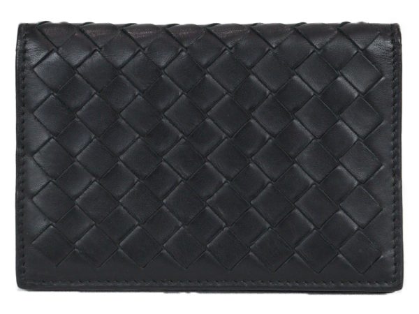 imgrc0093534256 Bottega Veneta Card Holder Intrecciato Black