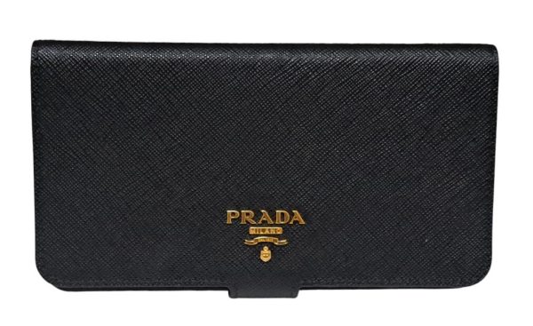 imgrc0093784976 Prada Smartphone Case Saffiano Leather Black