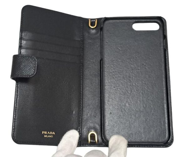 imgrc0093784978 Prada Smartphone Case Saffiano Leather Black