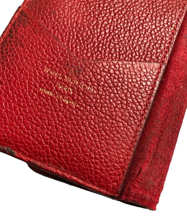 imgrc0093849313 Louis Vuitton Cover Iphone Xs Folio Monogram Empreinte Leather Red