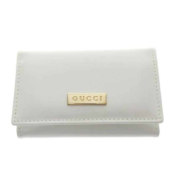 imgrc0093864318 Gucci Enamel Key Case Wallet White