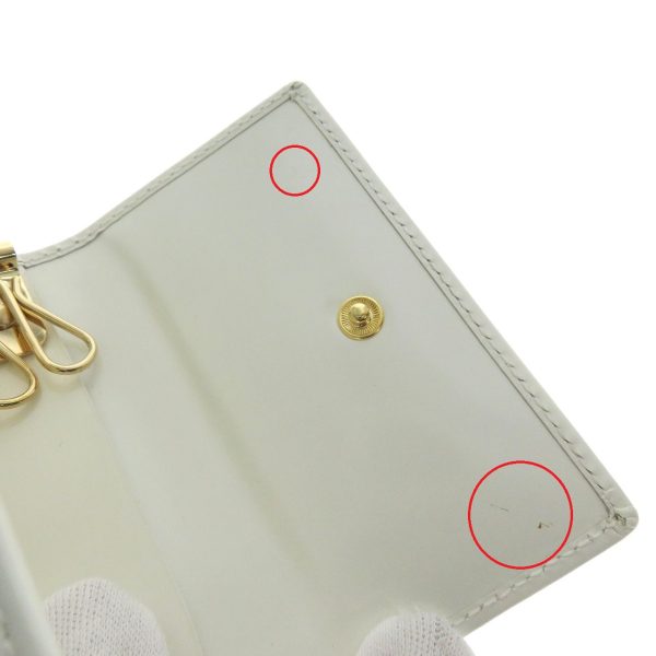 imgrc0093864324 Gucci Enamel Key Case Wallet White