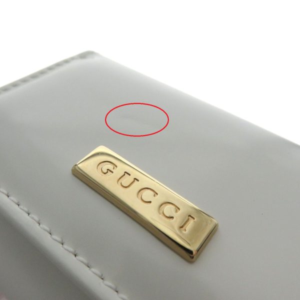 imgrc0093864334 Gucci Enamel Key Case Wallet White