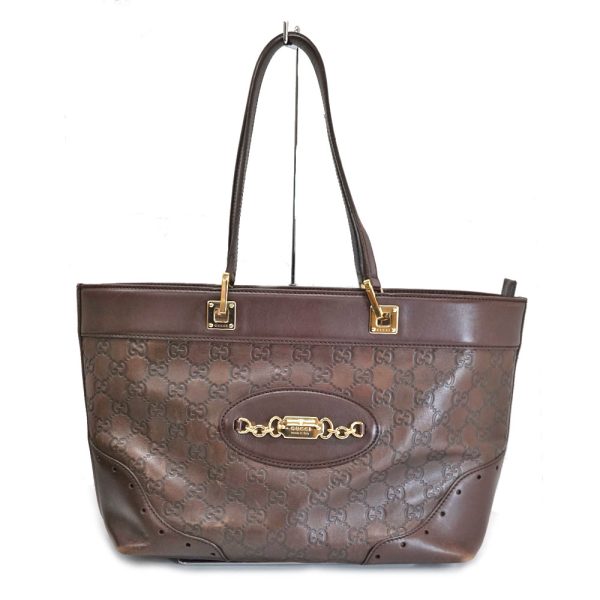 imgrc0094103185 Gucci Guccisima Leather Tote Bag Brown