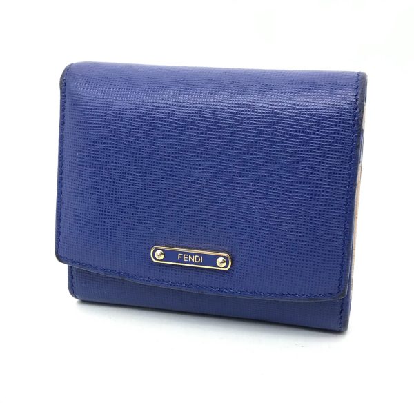 imgrc0094475183 Fendi Bifold Wallet Blue