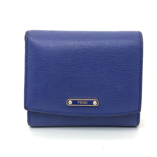 imgrc0094475184 Fendi Bifold Wallet Blue