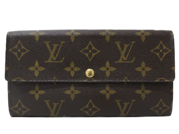 imgrc0094693485 Louis Vuitton Portefeuille Sala Long Wallet Brown